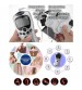 BlueIdea Digital Therapy Machine Full Body Pulse Muscle Relax Massage 4 Pads with Battry and Charger